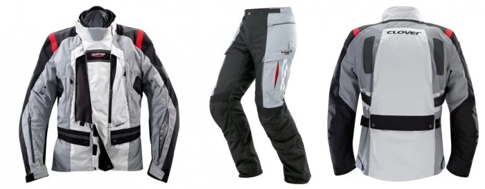Clover a pregatit pentru cei mai indrazneti rideri de motociclete setul GTS, destinat celor care petrec multe ore pe doua roti. Costumul este confectionat sa reziste si raspunde nevoilor riderilor pentru care calatori...