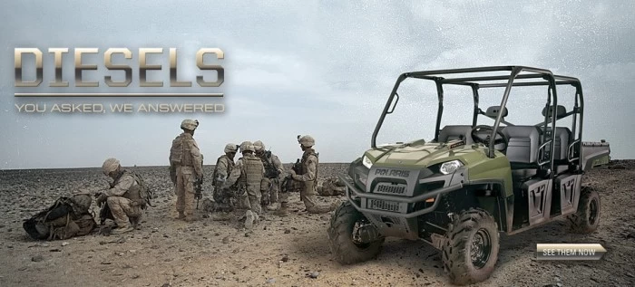 Polaris este preferat de armata americana. N-o spunem noi, ci o demonstreaza contractele pe care compania le-a incheiat pentru furnizarea modelelor MV700, MVRS700, vehiculele Side-by-Side Polaris cu care militarii au ...