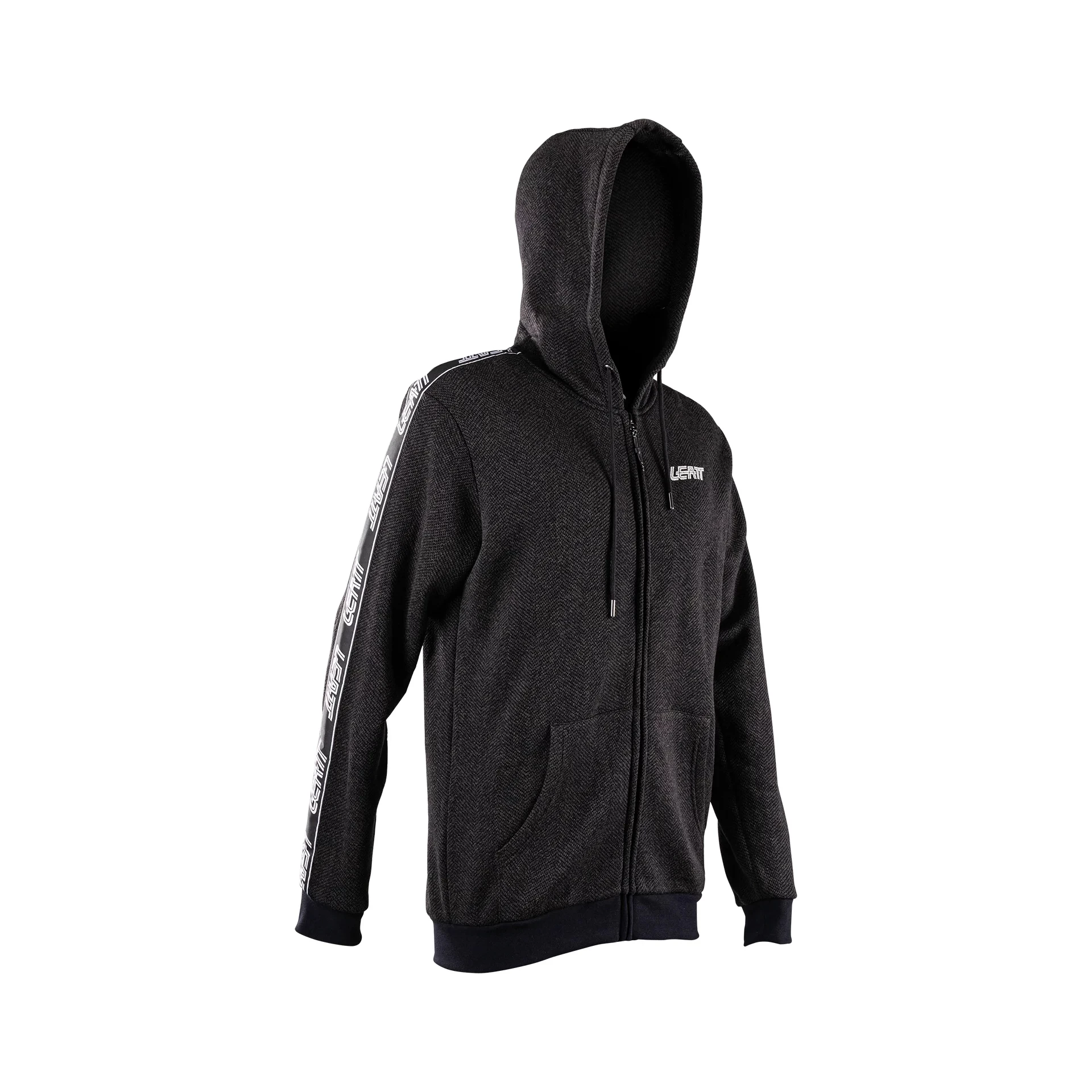 Leatt Zip Hoodie Tech Black