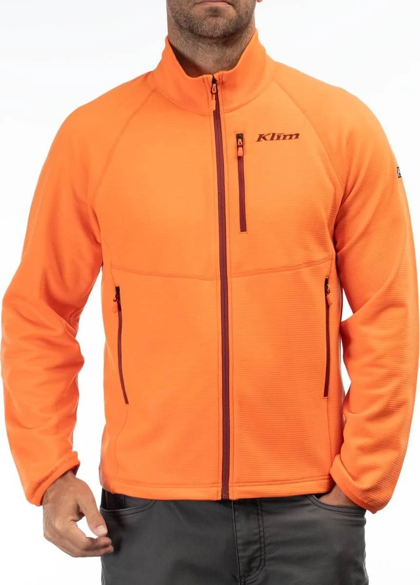 Klim Highline Jacket Red Orange - Cabernet