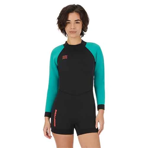 Costum dama cu maneca lunga Turquoise Sea-Doo