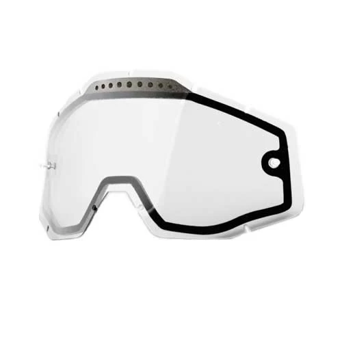 100% LENTILA dubla OCHELARI 100% RACECRAFT / ACCURI / STRATA Replacement Lens Dual Pane Anti-Fog V