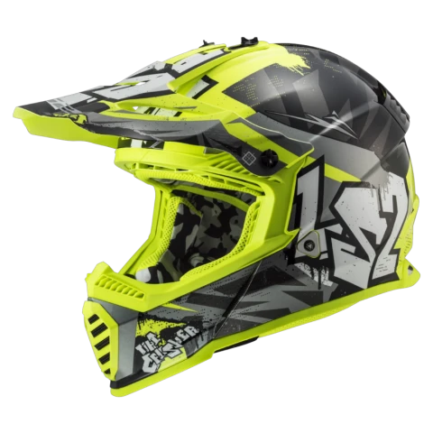 LS2 MX437 FAST EVO MINI II CRUSHER BLACK YELLOW-06
