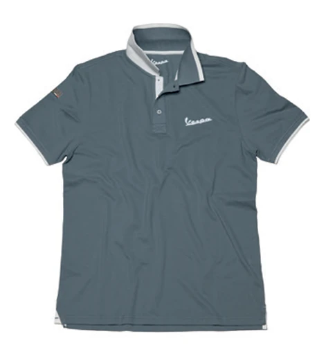 Vespa Tricou Polo Barbati Gri